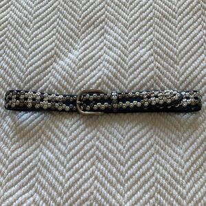Vanzetti vintage studded leather belt 90cm
